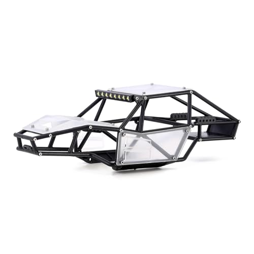RC Upgrade Parts for TRX4M Upgrade 1/18 RC Crawler Rock Tarantula Nylon for Buggy Body Shell Chassis Kit(Unassembled Clear) - size: Unassembled Clear