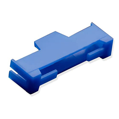 Skrnrhrery servo Extension Cable Safety Connector Clips,50 PCS servo Plug Lock Male/Female or servo y Adapt Cable for servo Extension Cable, Jr Servo Cable kit. servo Lead Lock… - color: 50pcsblue