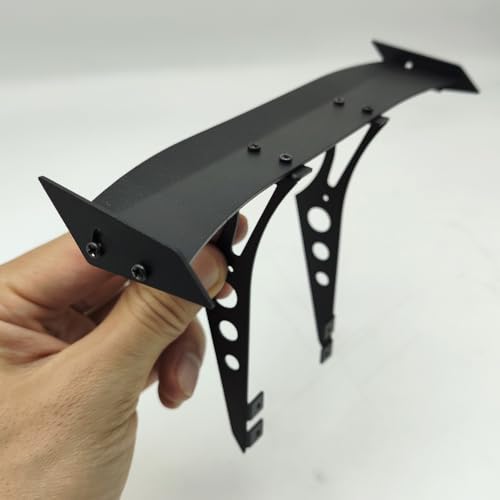RC Metal Tail Wing Rally Car Rear Spoiler for 1/10 RC TT02 XV01 HSP94123 PTG2 Universal Upgrade Parts