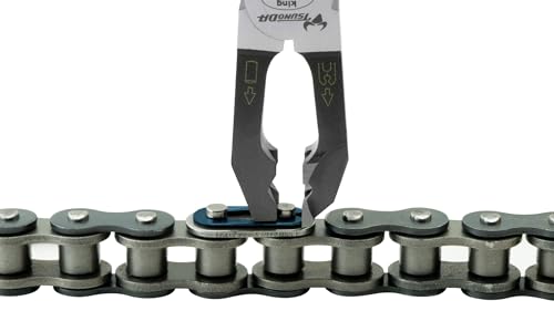 Tsunoda KT-800, Multi-Angle Master Link & E-Ring Pliers, Open & Close Chain Links, 6-Inch, Made in Japan - style: 2 Way Jaw