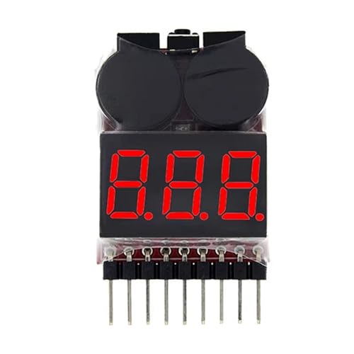 5X BBX1-8S 1-8S 2IN1 Lipo Battery Voltage Tester/Battery Voltage Checker Dual Speaker,Without Case