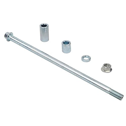 Mokuo 12mm 280mm Front Rear Axle with Bushing 5mm 20mm 30mm Fit for Pit Dirt Bike Moped Scooter QUAD ATV Mini Bike Parts - size: 12-280