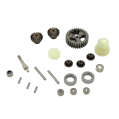 RC Car Gearbox Gear and Bearings Set RC Model Vehicle Parts Transmission Gear for Wltoys