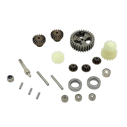 RC Car Gearbox Gear and Bearings Set RC Model Vehicle Parts Transmission Gear for Wltoys