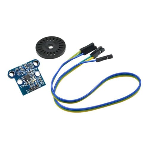 HC-020K High Precision Photoelectric Speed Measurement Module Dual Speed Test with Code Wheel Encoder Kit for 4WD Smart Car DIY