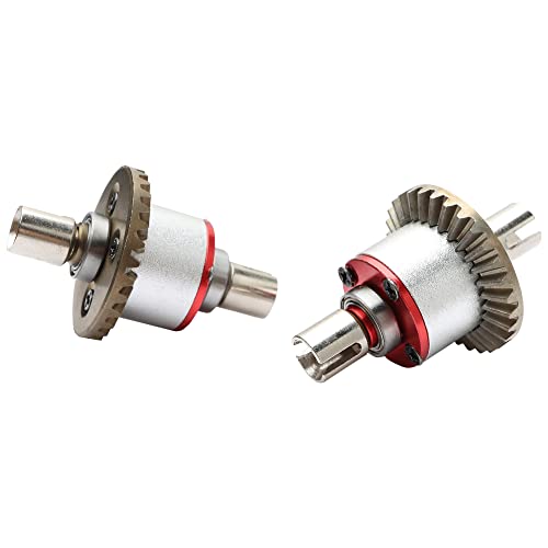 2 Pieces Metal Differential Replacement Spare Parts Accessories Compatible with WLtoys 1/12 Scale 124016 124017 124018 124019 RC Car Upgrade Parts - color: 2pcs Differential