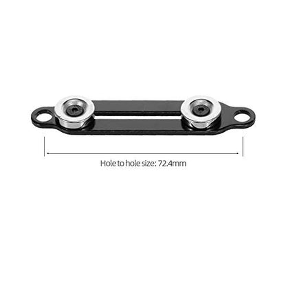 GoolRC Front and Rear Body Mounts Stealth CNC with Magnet for 1/10 Traxxas Axial SCX10II 90046 RC Car