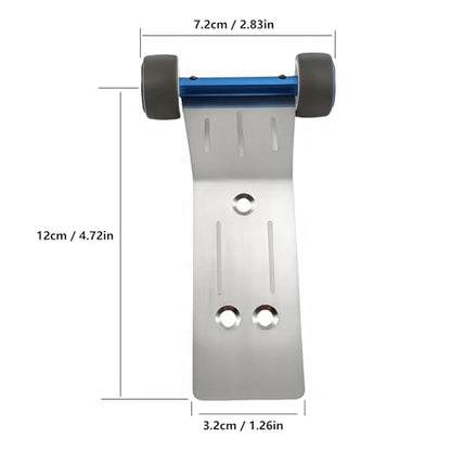 Stainless Steel Wheelie Bar for 1/10 Mini Maxx RC Monster Truck Rear Support | Reinforced Design,Rear Wheel Support,Heavy Duty,High Strength,Wear Resistant,Durable,Precision Fit,RC Car Upgrade Parts