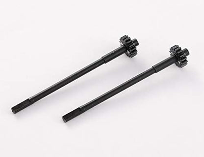 Hardened Steel Straight Shaft Rear Portal Axle Drive Shaft for SCX10 II RC Crawler Upgrade Parts (Rear) - size: Rear Axle