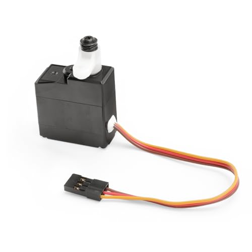 HAIBOXING 1/18 Scale RC Car Spare Parts, 17g 3-Wire Servo for Brushless Version with Servo Saver Assembly, Compatible with 2025 Version 18859E / 18858E / 18872/18856 (P1848-P1814)