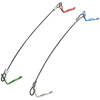 50 Pieces 90-Degree Angle Body Clips Bent Springy Pins & RC Car Clip Pin Steel Wires for 1/8 1/10 1/12 Scale RC Model Cars Universal Vehicle Clips Truck Crawler Trucks - color: 1.2mm