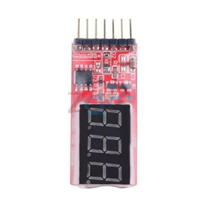 Generic 2-6S RC Li-Po Battery Voltage Indicator Checker Tester 7.4V-22.2V Alarm Indicator Volt Meter Test Module