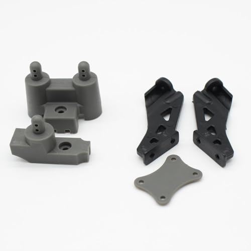 Plastic Tail Wing Fixed Part Car Shell Column Replacement RC Parts for WLtoys 124008 124010 1/12 4WD RC Car - color: Fixed Parts