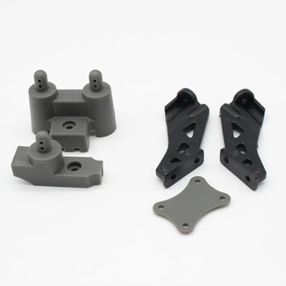 Plastic Tail Wing Fixed Part Car Shell Column Replacement RC Parts for WLtoys 124008 124010 1/12 4WD RC Car - color: Fixed Parts