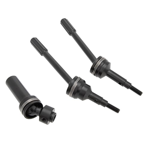 MEUS RACING Steel Front Rear Drive Shaft CVD Driveshaft Kit ONLY for Traxxas New Slash/Hoss/Jato/Rustler/Stampede 4X4 with 9080 Extreme Heavy Duty Upgrade Kit (for New 4x4) - color: For New 4x4