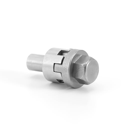 INJORA M2 Wheel Nuts 8.5mm Stainless Steel Nuts 4PCS for 1/24 RC Crawler Axial SCX24 AX24 Upgrade - size: 8.5mm