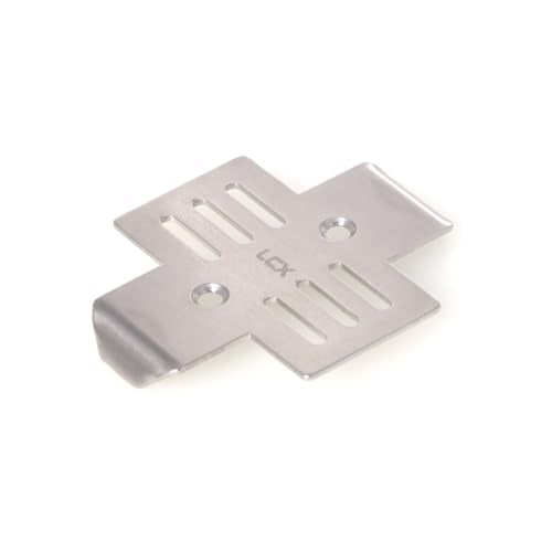 LCX Racing 1/18th RC Car Stainless Steel Skid Plate Guard Chassis Protector for LOSI Mini LMT 4x4 Truck, Upgrades Parts Accessories
