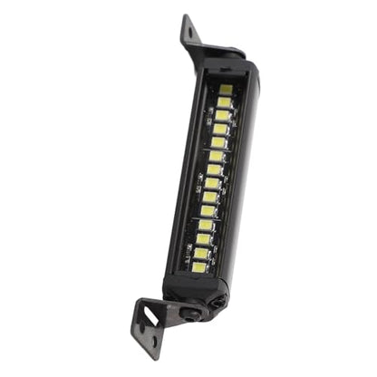 RC Light Bar Roof Lamp Kit 15 LED 3.1 Inch Aluminum Alloy Super Bright Roof for Axial SCX10 1/10 RC Crawler Cars