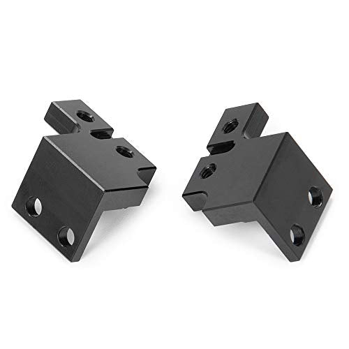 QUE-T 1 Pair Metal Front Servo Base Mount for 1/10 RC Axial Scx10II 90046