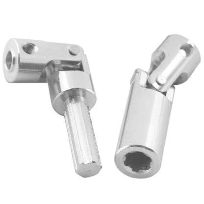 2Pcs Vgoohobby Metal Centre Transmission Shaft Drive Shaft Dogbone Compatible with Axial SCX10 SCX0016 Tamiya CC01 RC4WD D90 90028 1/10 RC Rock Crawlers Car (80mm-100mm) - size: 80mm-100mm