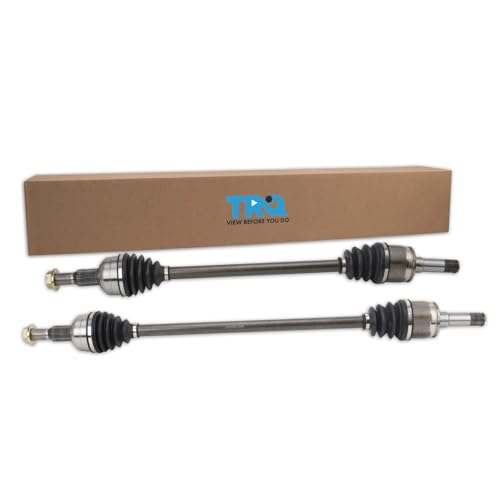 TRQ Rear Driver Side and Passenger Side CV Axle Assembly Set 2 Piece Compatible with 2008-2011 Buick Enclave AWD 2009-2011 Chevrolet Traverse AWD 2007-2011 GMC Acadia 2007-2010 Saturn Outlook - style: CSA36004