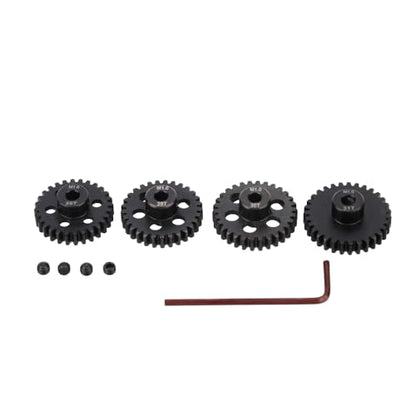 4PCS M1 5mm Shaft Hole 28T 29T 30T 31T Steel Pinion Motor Gear Compatible with 1/8 RC Car Brushed Brushless Motor