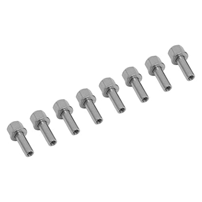 RC Wheel Hub Extension Nut Stainless Steel High Strength Hex RC Wheel Hub Extension Adapter for Axial SCX10 D90 GEN8 RC Cars (25mm) - size: 25mm
