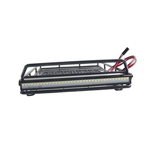 GLEAVI Car Roof Luggage Bracket Light Scale Crawler Cargo Rack and Practical Storage Shelf for Rc Vehicles Fit for Simulation Accessories