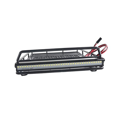 GLEAVI Car Roof Luggage Bracket Light Scale Crawler Cargo Rack and Practical Storage Shelf for Rc Vehicles Fit for Simulation Accessories