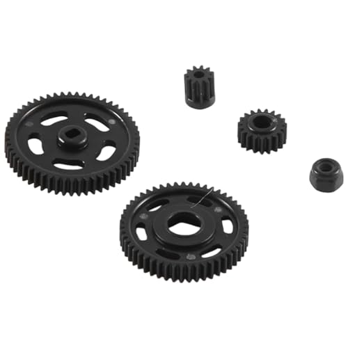 RC Car Accessories for Axial for SCX24 AXI90081 AXI00002 C10 AXI00001 1/24 RC Crawler Transmission Steel Spur Gear Set Upgrade Parts