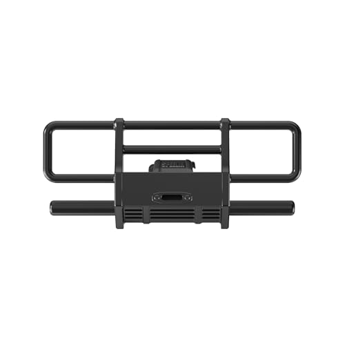 Front Bumper Aluminum Winch for Traxxas 1/18 TRX4M High Trail K10 F150 Upgrade Parts RC Crawler Car