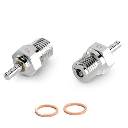 3PCS RC Glow Plugs No.3 N3 Hot 70117 Nitro Engine Parts Replace OS 8 for Losi HPI Redcat HSP Himoto 1/8 1/10 RC Car Truck Buggy（Silver