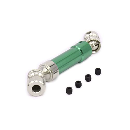Metal Rear Center wltoys 12428 Drive Shaft,RC Cvd Drive Shaft for 1/12 Wltoys 12428 12423 Upgraded Part 2pcs/Set(Green)