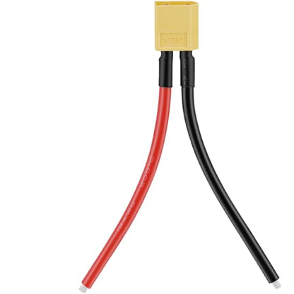 Yeebline 3 Pairs (6PCS) XT60 Plug Female and Male Connector, XT60 Connector Plug Adapter with 100mm 12AWG Silicone Copper Wire Cable Cord for RC Lipo Battery Cable Drone