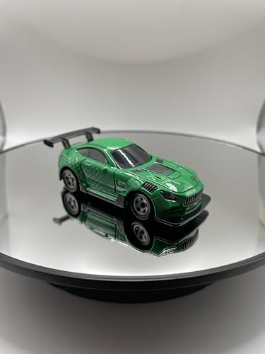 Mini RC Drift Car 1:64 Scale, Remote Control Car with LED Lights & 2-Speed Modes, Upgraded 2.4G Wireless Radio Remote Control for Multi-Users Race (Green) - color: Green