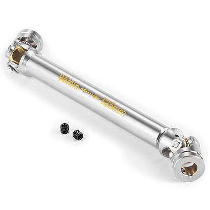 RC-Hub 1Pcs RC Driveshafts Metal Drive Shaft 45-50/47-57/55-67/60-80mm for 1:14 Tamiya Trailer Tractor Truck RC Crawler Car (95mm-125mm) - size: 95mm-125mm