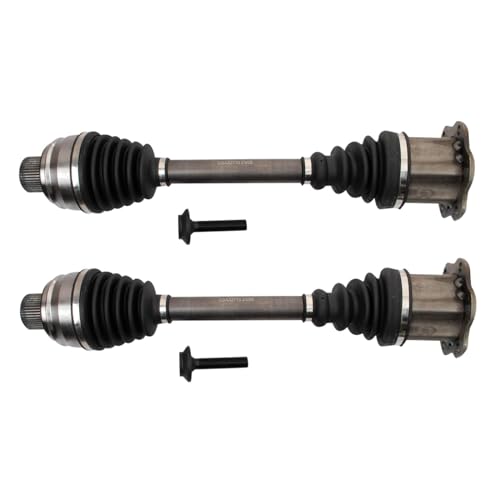 TRQ Front Driver and Passenger Side CV Axle Assembly Set for 2009-2017 Audi Q5 2011-2017 A8 Quattro 2012-2018 A6 Quattro 2012-2017 A7 2013-2018 S6 2013-2017 S8 2014-2017 RS7 2014-2017 SQ5 - style: CSA32705