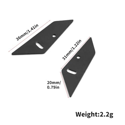 RC Metal Tail Wing Rally Car Rear Spoiler for 1/10 RC TT02 XV01 HSP94123 PTG2 Universal Upgrade Parts