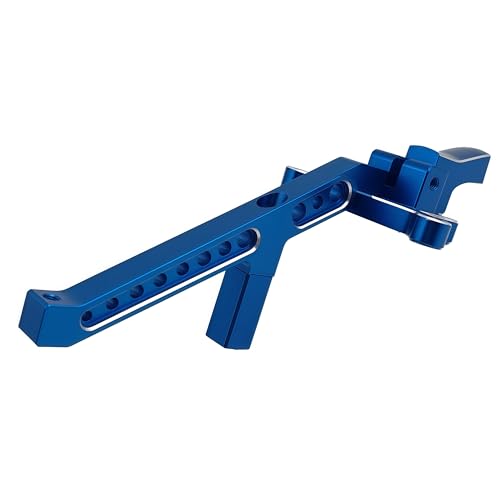 Aluminum Front Chassis Brace for 1/8 Sledge 4WD RC Truck (Blue) | Alloy,95076-4,9520,Monster Truck,Upgrade Parts,CNC Machined,High Strength,Precision Fit,Wear Resistant - color: Blue