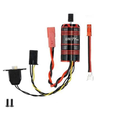 FURITEK Unity PRO 3500kv 2-in-1 Micro FOC Brushless System for HobbyPlus CR-18P EVO PRO - Remote Control Car, RC Cars, RC Crawlers 1/18 Scale Electronics Upgrade (HELIDIRECT)