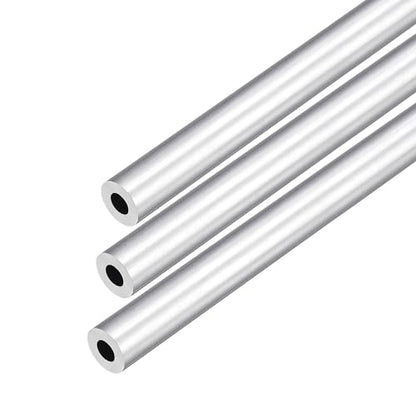 DMiotech 3Pack (10mm OD x 5mm ID) 6063 Aluminum Round Tube 300mm Length Industry Metal Tubing for Machinery Frame Construction DIY Projects - size: 10mm x 5mm x 300mm