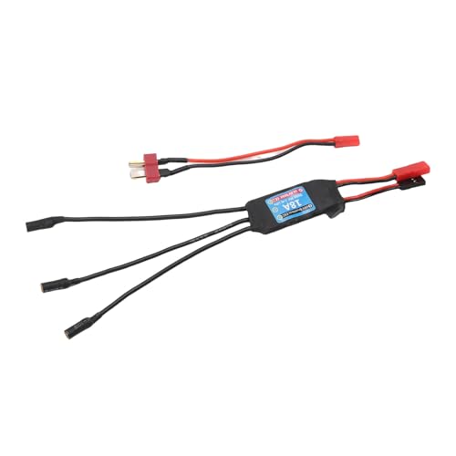 CHICIRIS 18A Brushless ESC, 50A Motor Controller with 3.5mm Banana Connector for K989 Mini Z 1/24 1/28 RC Car