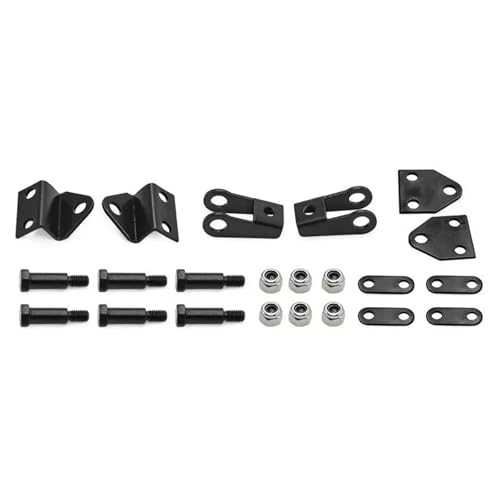 RC Car Toys For Tamiya 1/14 Set Of Aluminum Alloy Front And Rear Suspension Hanger Brackets Tractor Truck Model Cars Modification Parts