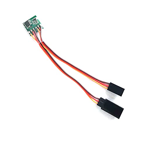 DEVMO 2Pack Universal RC Servo Signal Reverser Rotation Inverter for Aircraft Airplane Steering Gear