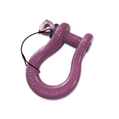 B'oh Spin Pin 3/4” Recovery Shackle | 10,000 lbs Capacity - High-Strength Carbon Steel with 7/8" Pin Recovery Gear Towing Accessories - Pin Style : Screw, Pretty Pink - color: Pretty Pink