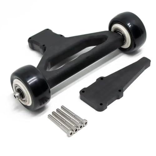 RC Car Upgrade Parts for Arrma for Kraton 8S for Outcast 8S for Monster Truck 1/5 Double Wheel Wheelie Bar RC Car Update Parts Modified Accessories(Black) - size: Black