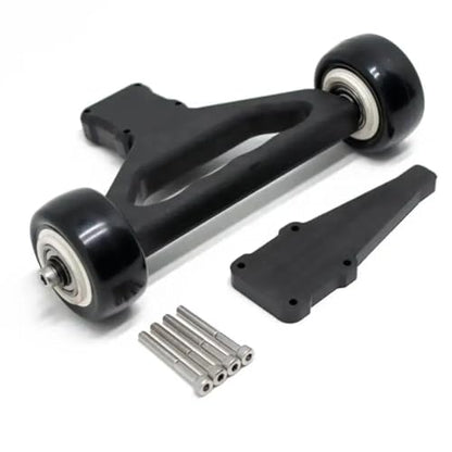 RC Car Upgrade Parts for Arrma for Kraton 8S for Outcast 8S for Monster Truck 1/5 Double Wheel Wheelie Bar RC Car Update Parts Modified Accessories(Black) - size: Black