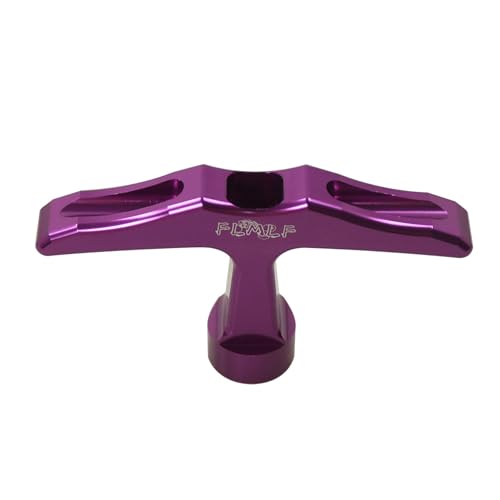 Alloy CNC Pull Starter Handle for Zenoah CY Rovan TSRC Engine (Purple) | for 1/5 Hpi Rofun Km Baja Lois 5ive-T FG GoPed Redcat Rc Car Parts - color: Purple