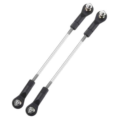 MECCANIXITY 2Pcs Adjustable Turnbuckles Camber Link, 99-109mm Turnbuckle Rod Steering Servo Linkage with M3 Ball Head Rod Ends for RC Car Replace Parts - size: 99-109mm