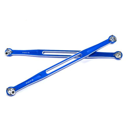 Front Steering Tie Rod Links 7075-T6 for 1/5 Traxxas X-MAXX WideMaxx 8S & 1/6 XRT 8S Monster Truck Upgrades Parts, Replacement for #7897, 2pcs Set (Blue) - color: Blue
